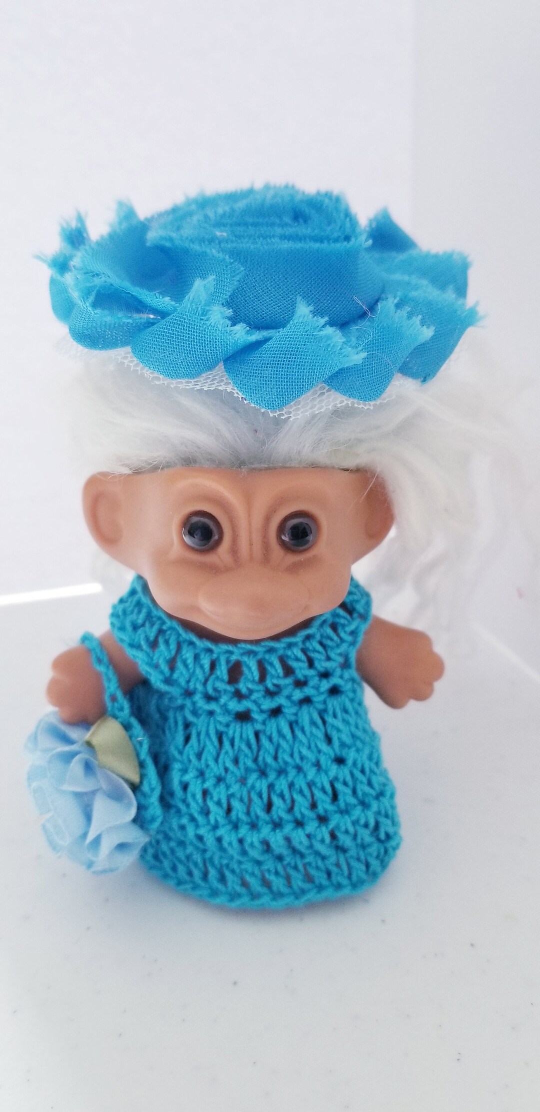 Troll Doll Crochet Dress and Purse Size 3 Inch Miniature Doll Etsy