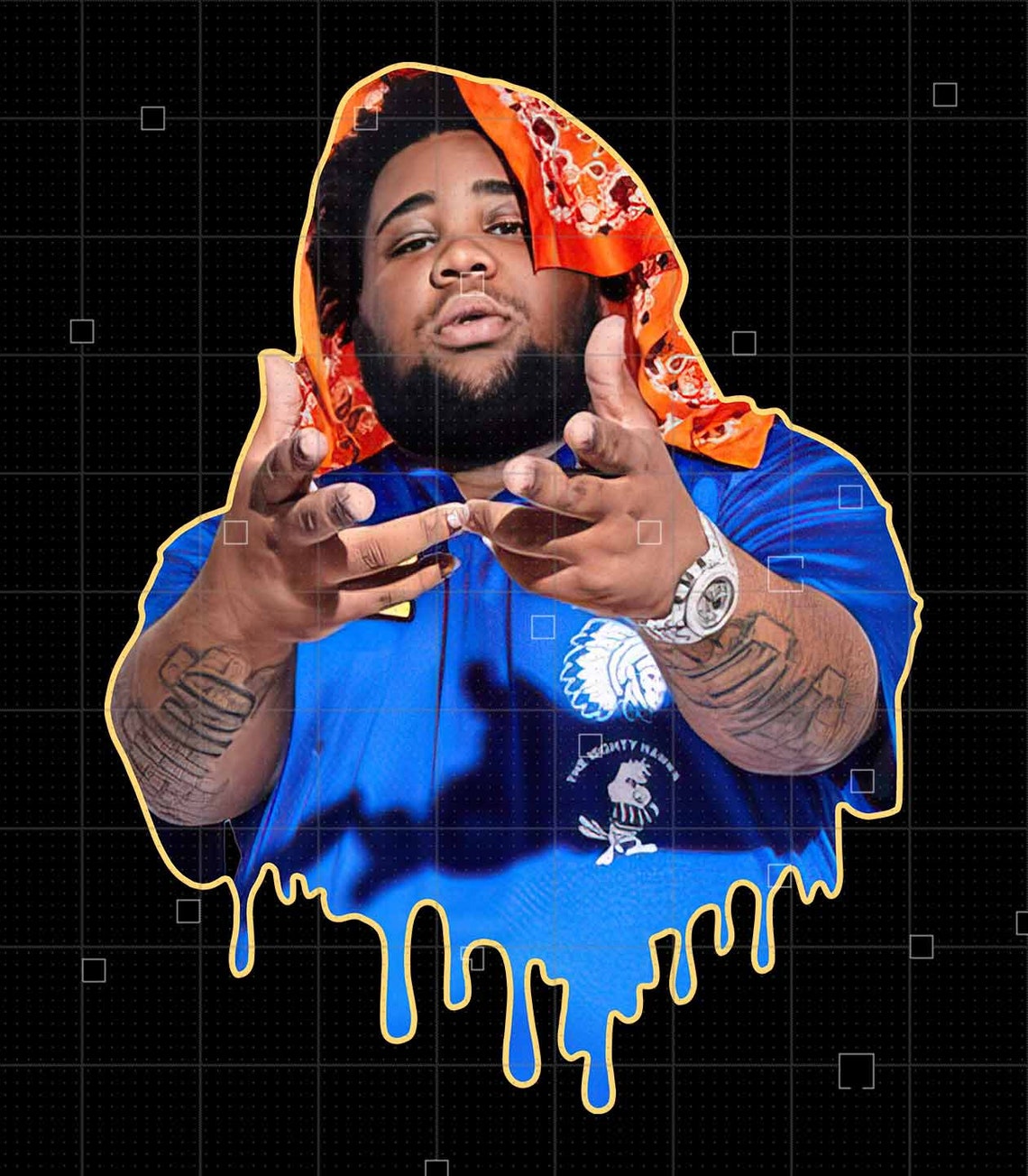 Rod Wave Nostalgia Tour 2023 Png, Rod Wave Png, Rod Wave Rap Music Graphic Design, ROD WAVE T