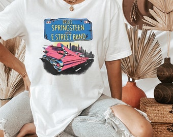 Bruce Springsteen T-Shirt, Vintage 1980s Bruce Springsteen Born in The USA Tour T-Shirt, Bruce Springsteen Merch, Bruce Springsteen Fan Gift