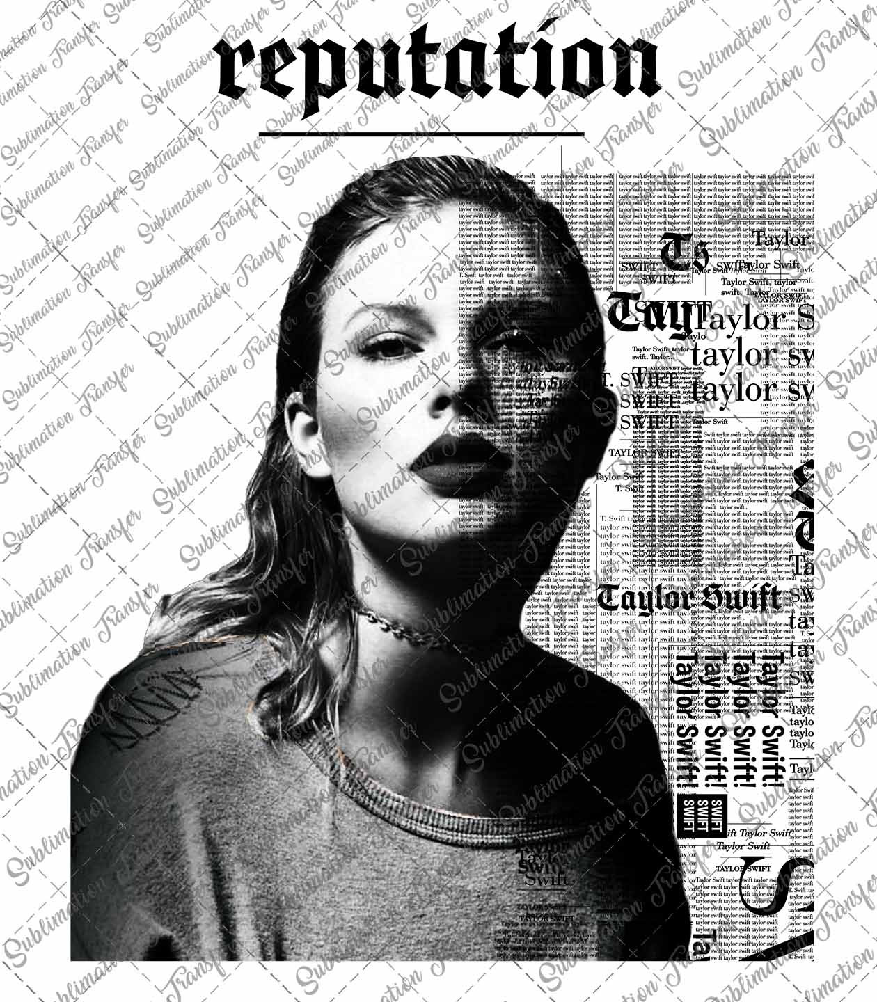 reputation (Dark Glitch Album Art) (Fan-Made) by NathanDS on