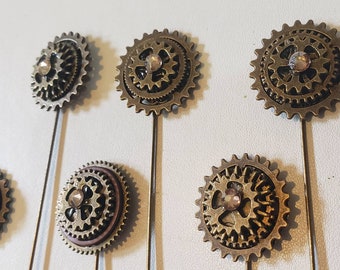 Steampunk Boutineer Pin