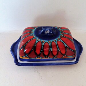 Butter Dish Blue and White Talavera / Majolica hand painted – Gorky  Gonzalez Store