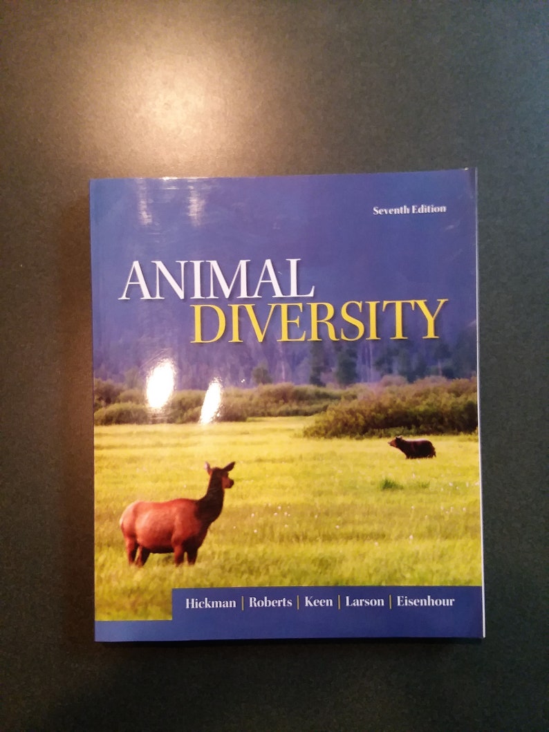 Animal Diversity by Hickman, Roberts, Keen, Larson, Eisenhour - 7th Edition  - McGraw Hill Education - 492 Pages .br