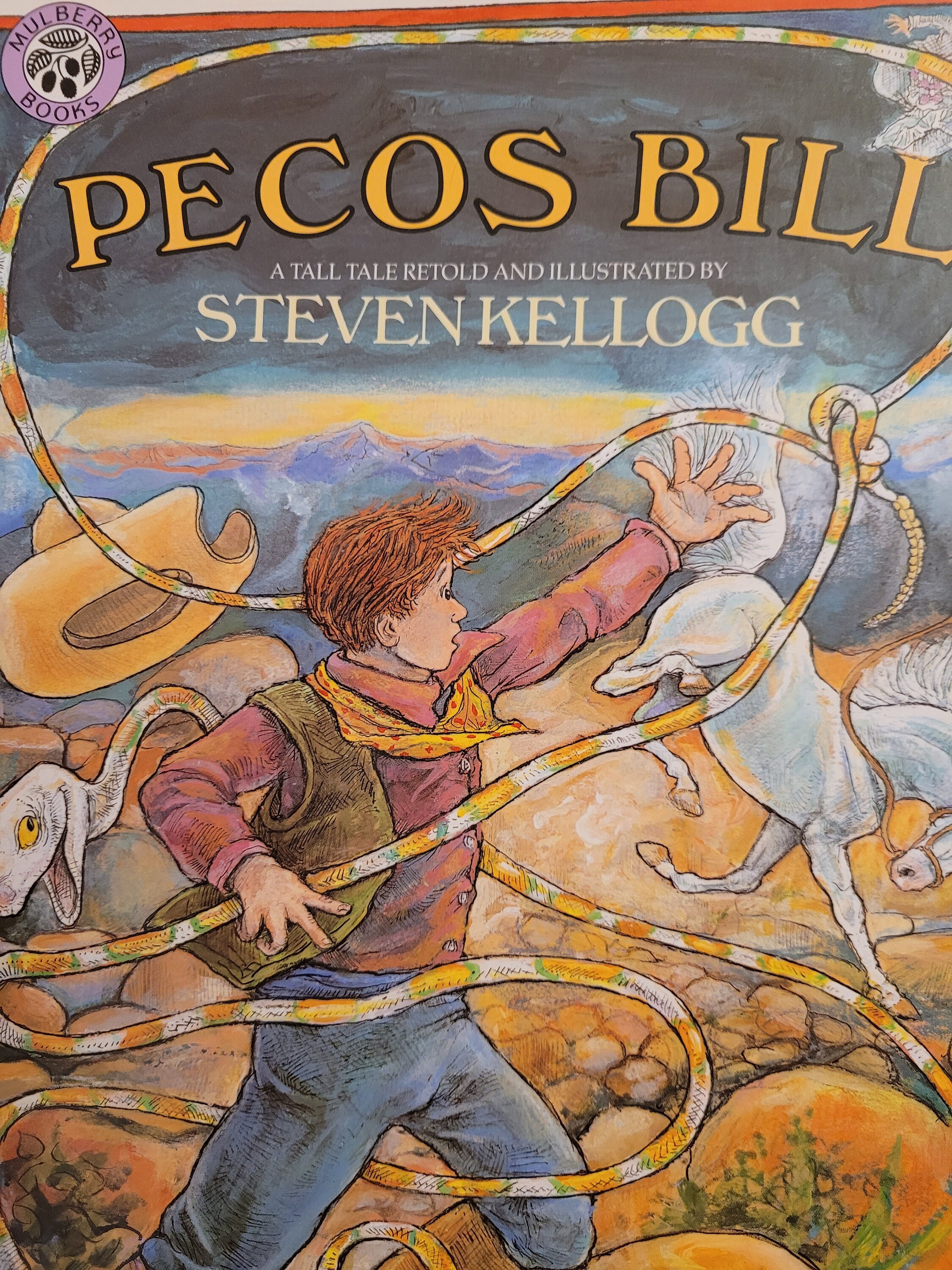 Steve Kellogg Tall Tails - Set of Two - Paul Bunyan & Pecos Bill ...