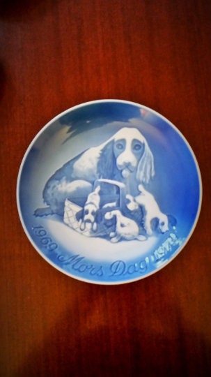 Bing Grondahl Mors Dag Plates - 1969 1979 Commemorative 9
