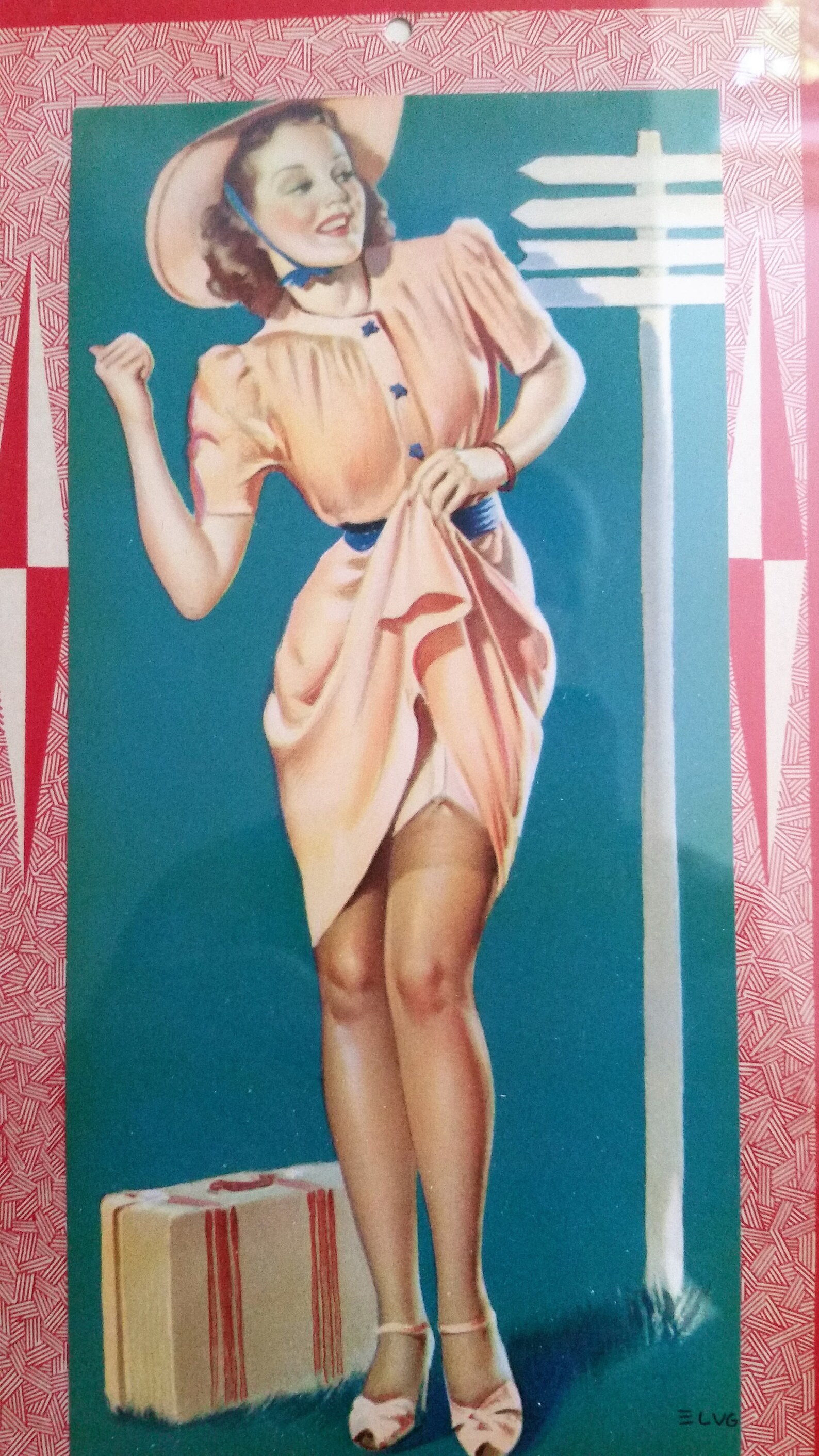 Three Framed Gil Elvgren Pin Up Calendars Pin Up Lithograph Etsy