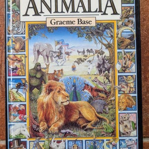 Animalia Fantastic Alphabet Book by Graeme Base - 1987 - Classic - Amazing Illustrations - Hard Cover