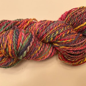 Hand spun DK weight yarn, 4 oz, 214 yards, Bergschaf wool