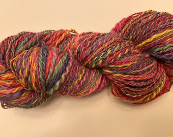 Hand spun DK weight yarn, 4 oz, 214 yards, Bergschaf wool