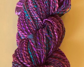 Hand spun Charollais DK yarn, 216 yards, 4 oz