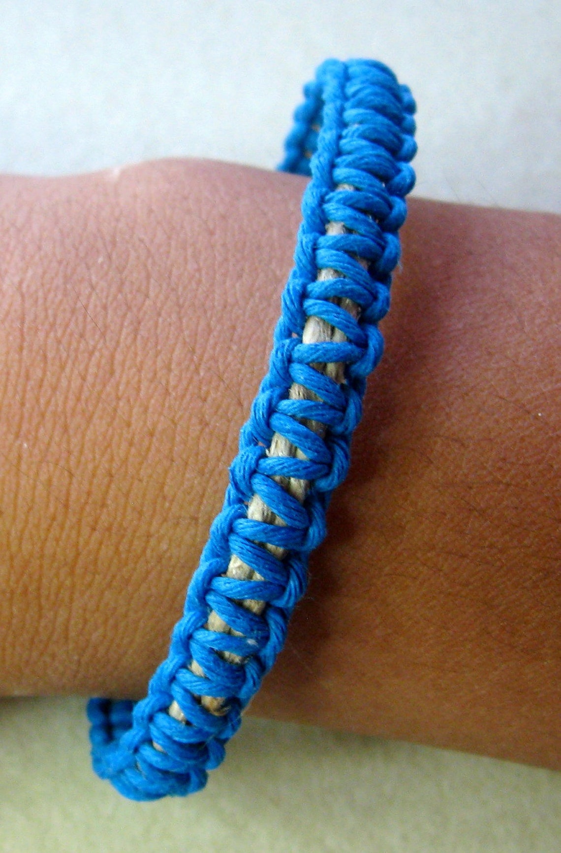 Macrame Bracelet Handmade Decorative Knotted Cords Jewelry Etsy