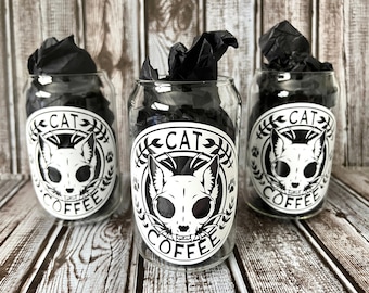 Iced Coffee Cat Glass Beer Soda Cup