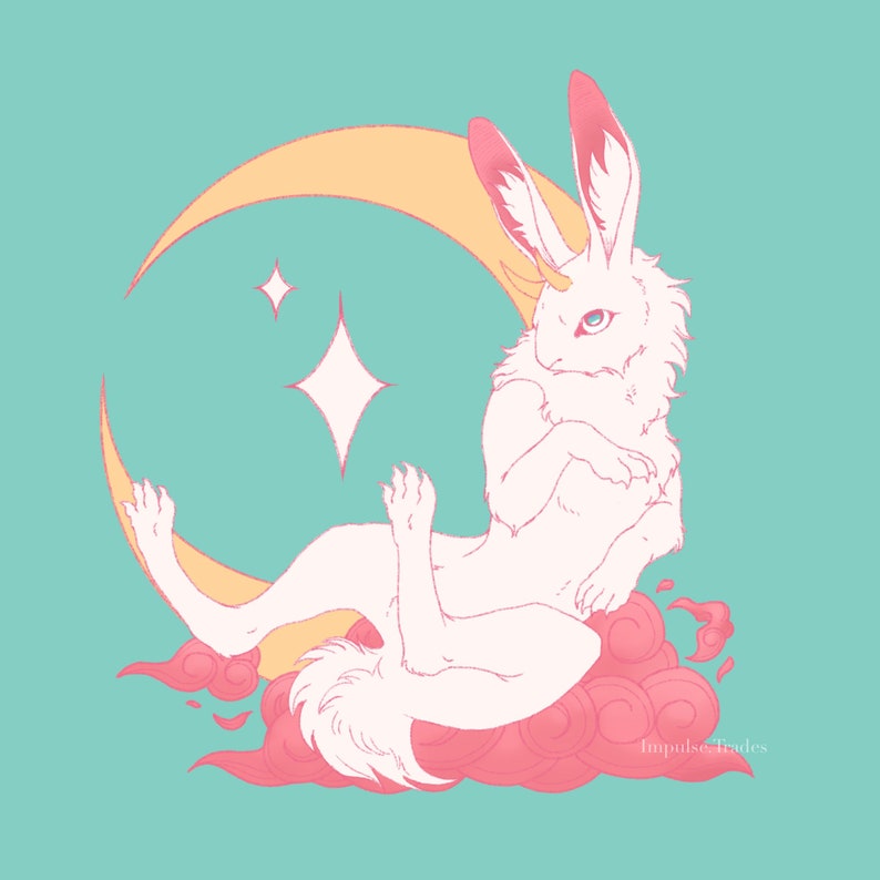 Fallen Star White Jackalope Holographic 2.5 inch Star Keychain