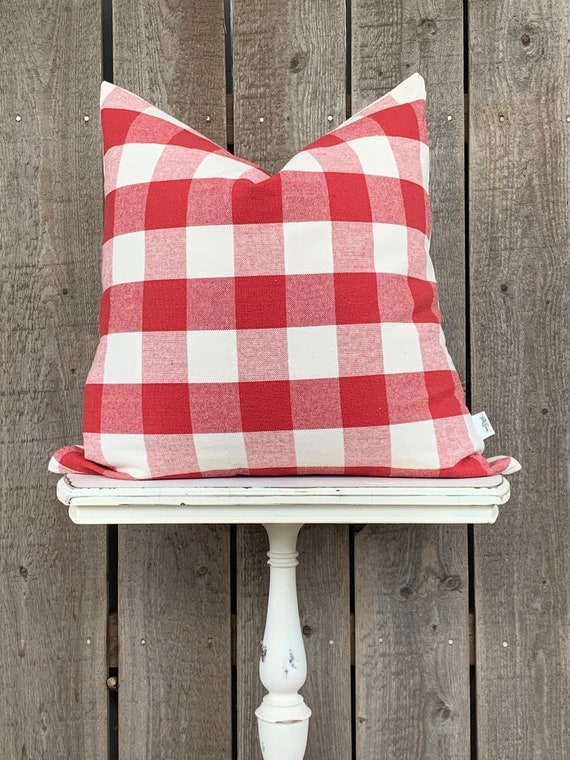 Buffalo plaid online pillow case