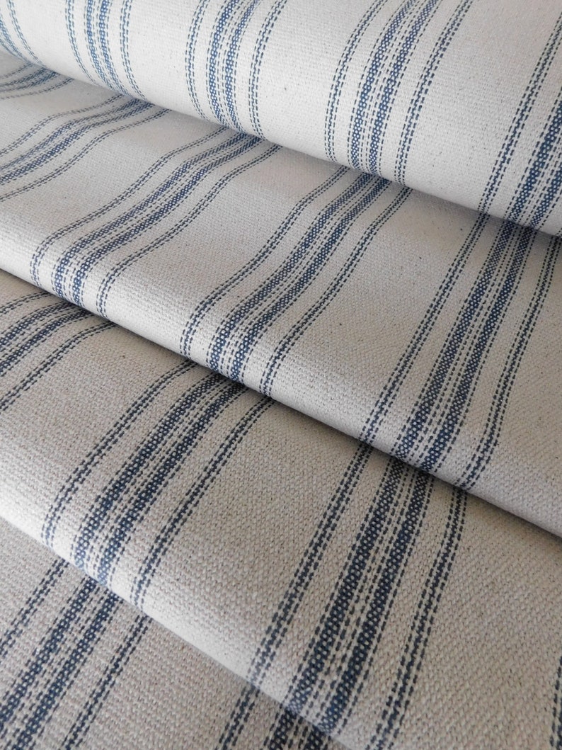 Feed Sack Fabric by the Yard Farmhouse Fabric Blue 12 Etsy UK