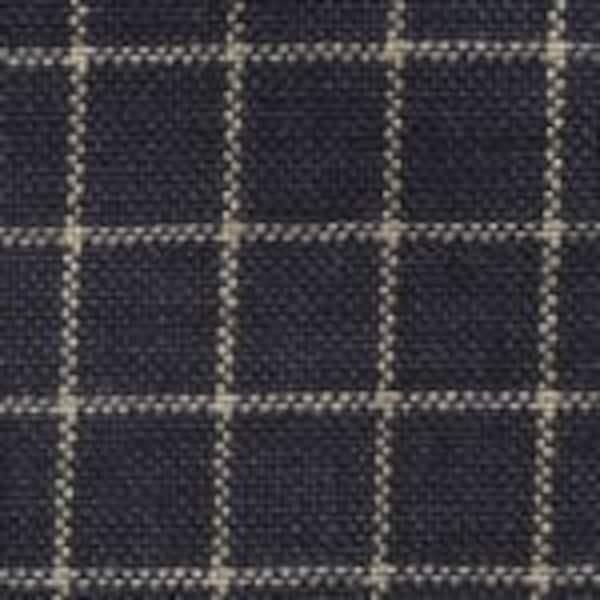 Vintage Ticking | Homespun | Primitive Fabric | Country Fabric | Navy & Wheat