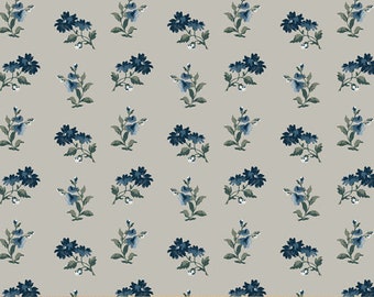 ¡NUEVO! / Colección Jardín Inglés / Tela floral para decoración del hogar / Tela estilo campestre francés / 44/45” de ancho / Elige tu fondo