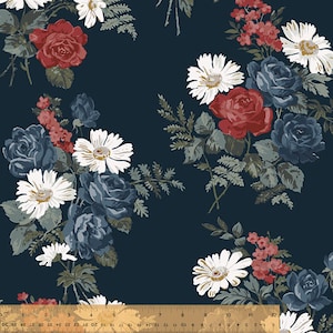 NEW! | English Garden Collection | Floral Home Decor Fabric | French Country Fabric | 44/45” Wide | Choose Your Background