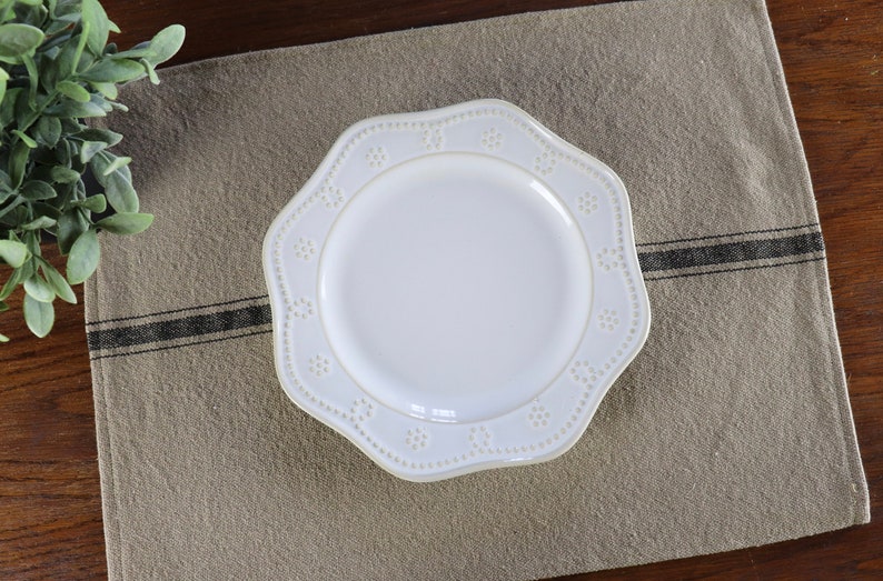 Farmhouse Placemat Grain Sack Placemat Brown Fabric Etsy