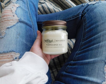 Soy Candle | Natural Soy Candle | Farmhouse Candle | Half Pint | 8oz