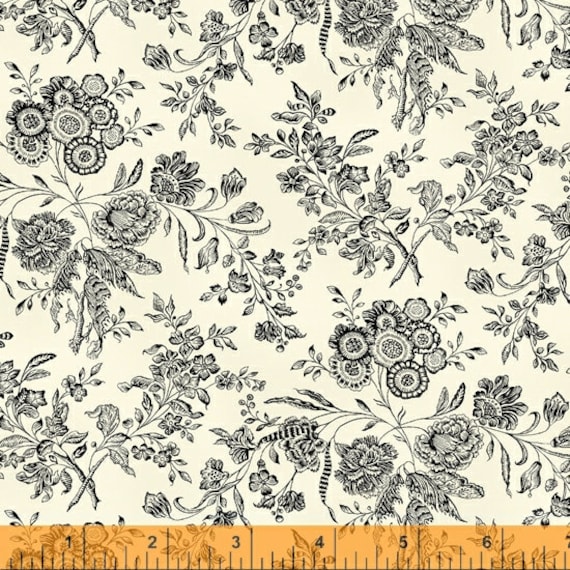 CLEARANCE! | Colonial Manor Collection | Floral Home Decor Fabric | Quilters Fabric | French Country Fabric | 44/45” Wide | Ivory Background