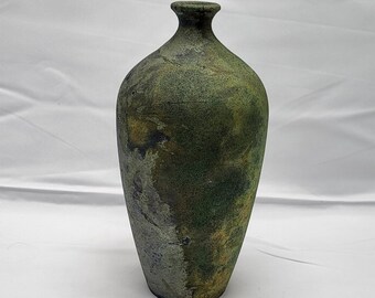 Vintage JT Abernathy Raku Vase