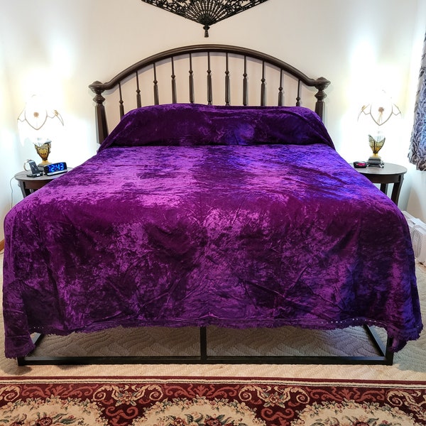 Velvet Bedspread Etsy