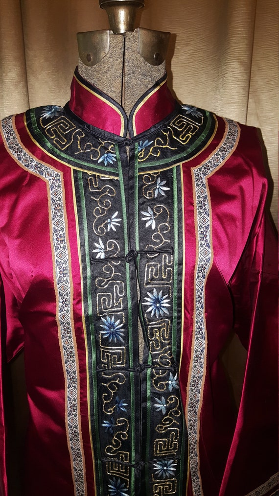 Beijing Embroidery Mandarin Jacket