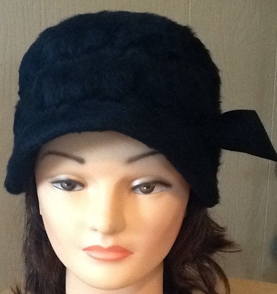 Beaver Felt Cloche Flapper - image 1