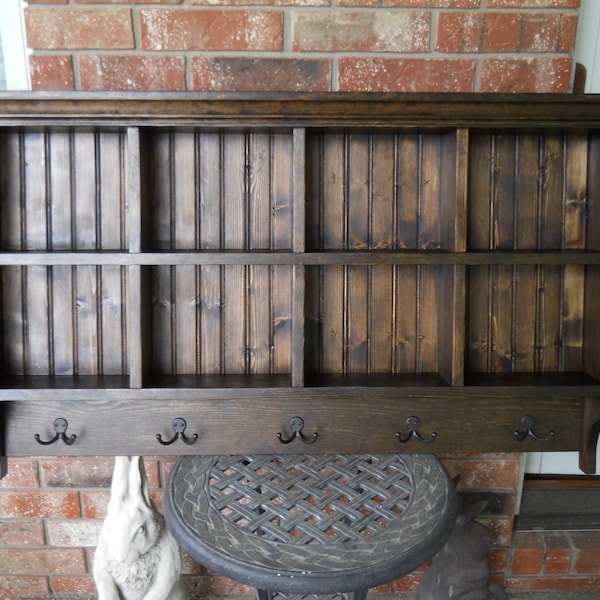 Cubby Shelf,Mud room shelf,  Wood Cubby, Cubby Storage, Cubby Organizer