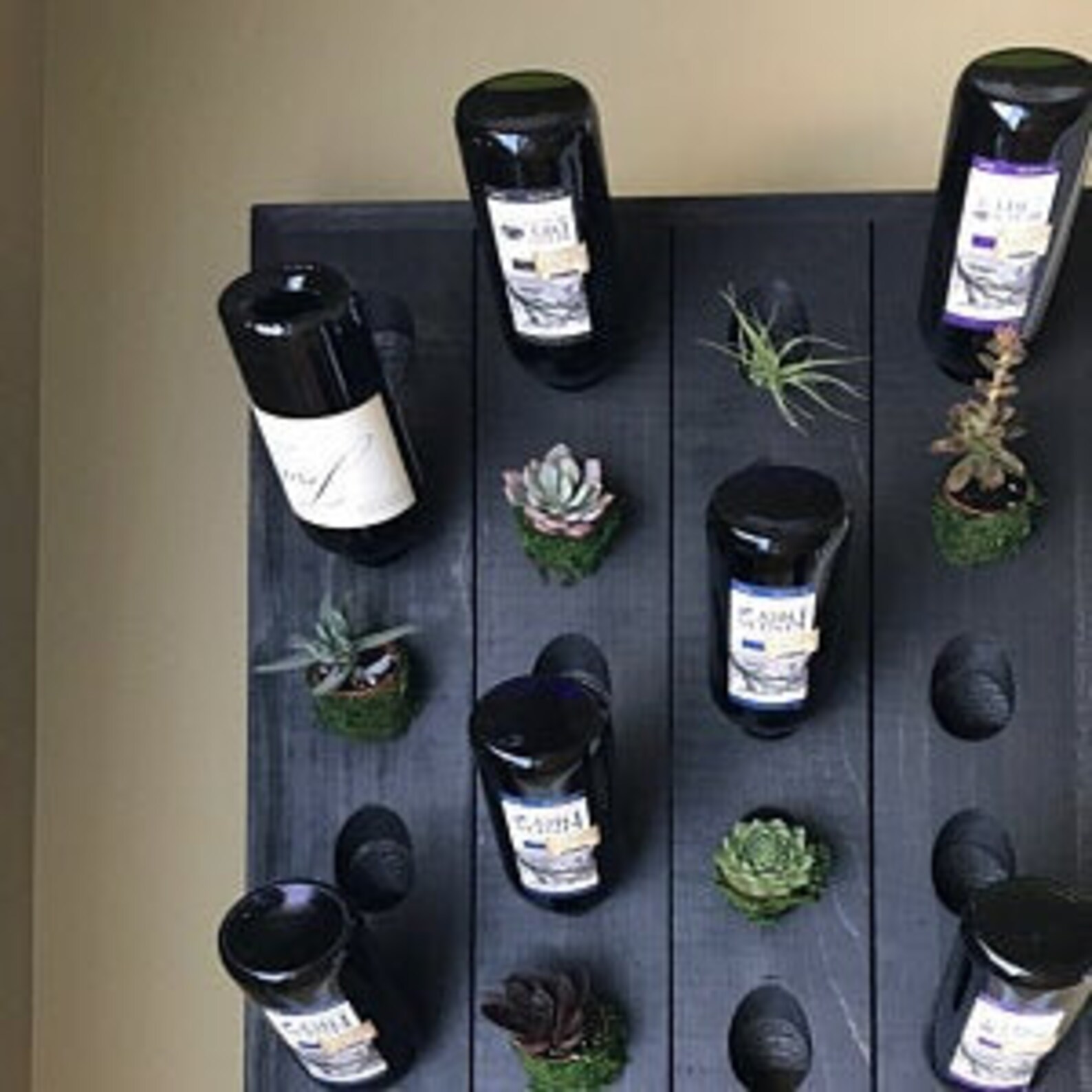 Ebony French Riddling Rack, Wine Rack, Riddling Rack, 28 Bottle ...