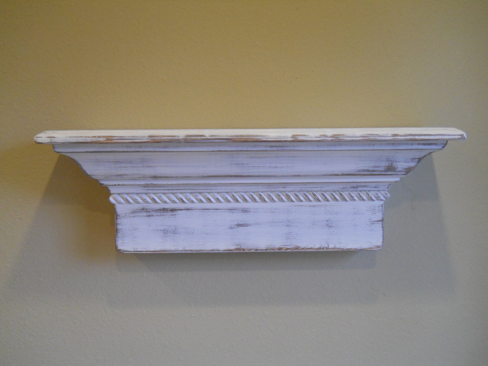 60 Floating Wall Shelf Shabby Chic Wall Shelf Etsy