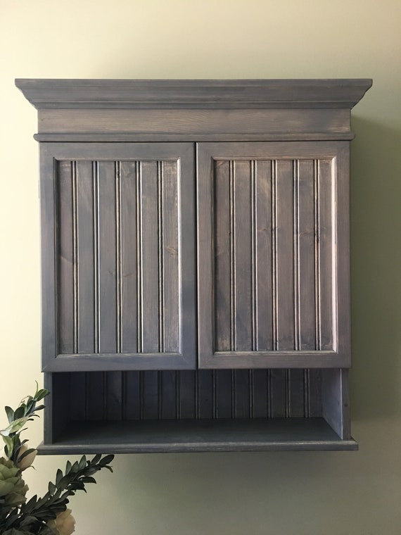 Farmhouse wall sale mounted bathroom cabinet