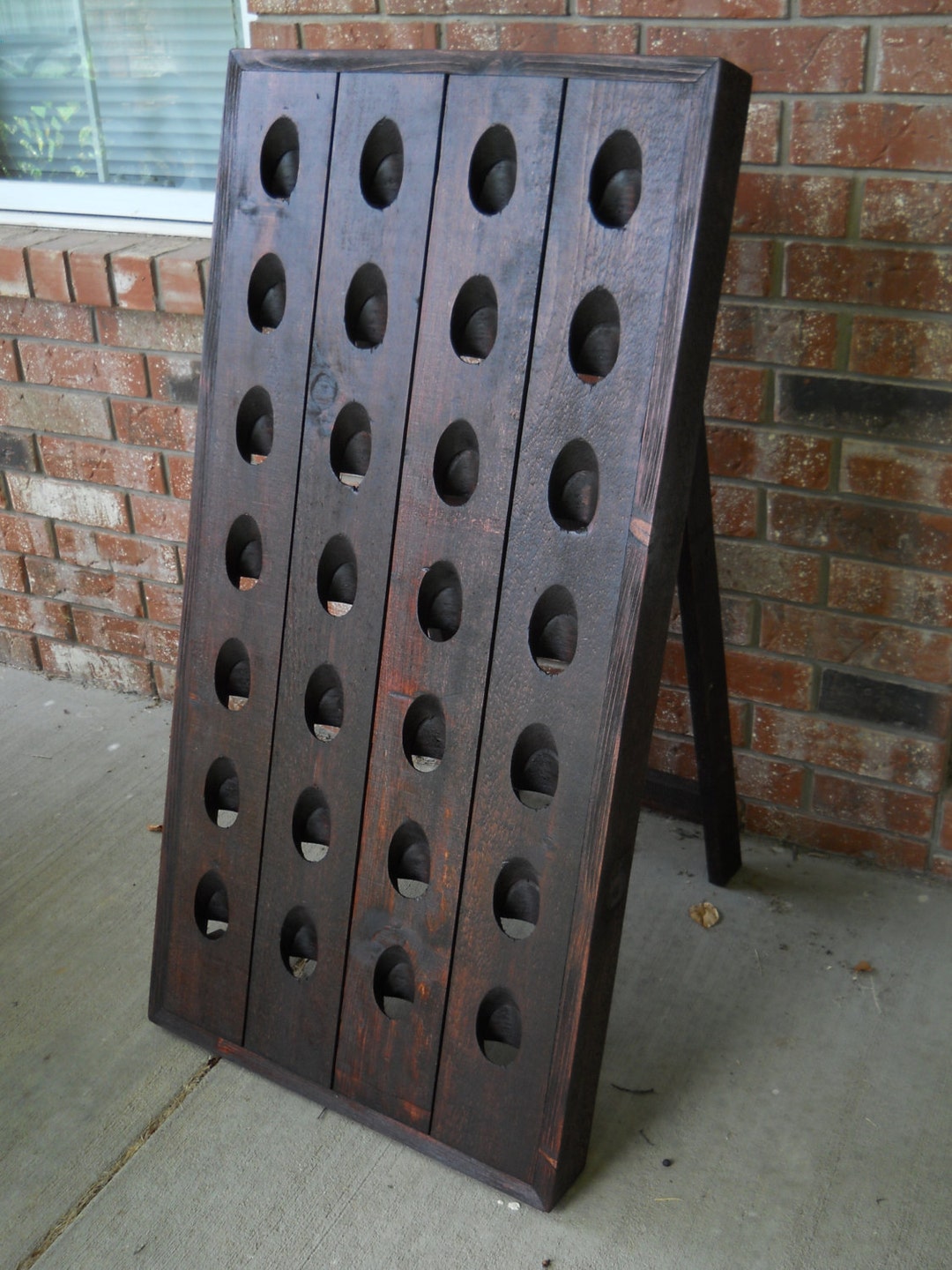 French Riddling Rack, Wine Rack, Riddling Rack, 28 Bottle Riddling Rack ...
