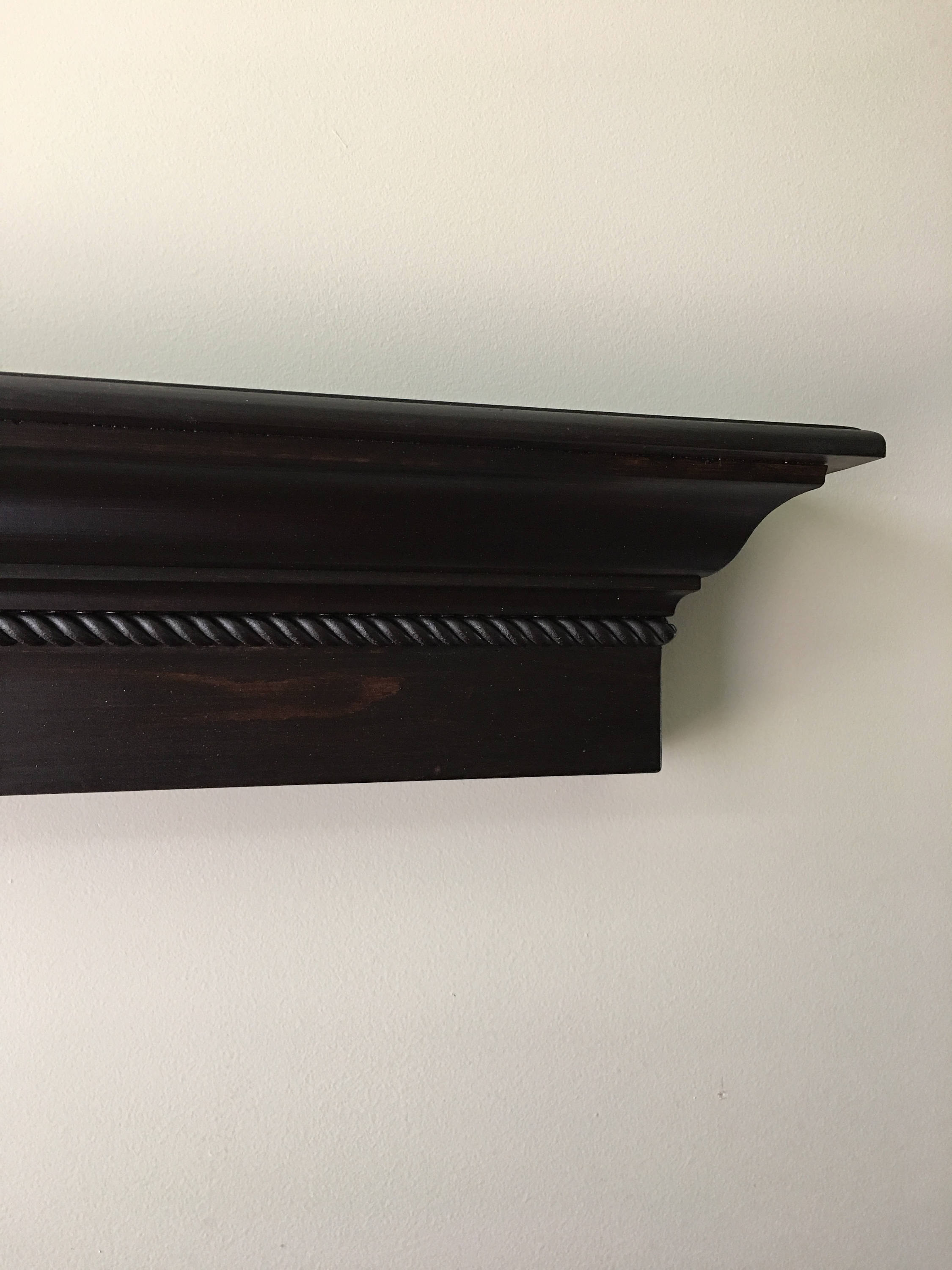 36 Floating Wall Shelf Espresso Wall Shelf Wall Ledge Etsy