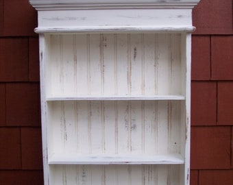 Distressed White Cabinet, Bathroom Cabinet, Kitchen Cabinet