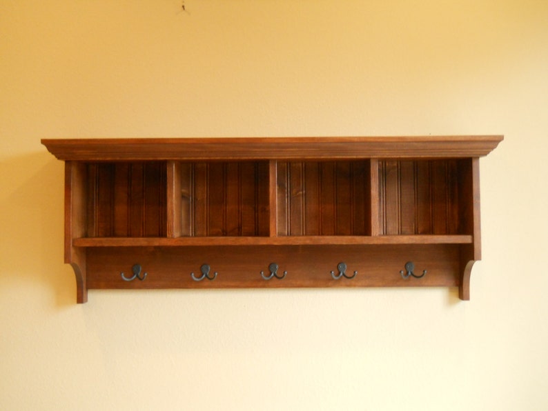 Cubby Shelf,Mud room shelf, Wood Cubby, Cubby Storage, Cubby Organizer image 4