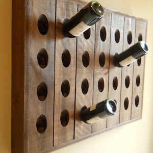 French Riddling Rack, Wine Rack, Riddling Rack, 28 Bottle Riddling Rack