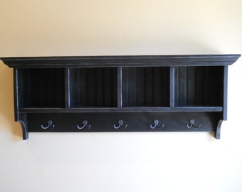 Distressed Cubby Shelf,Mud room shelf,  Wood Cubby, Cubby Storage, Cubby Organizer