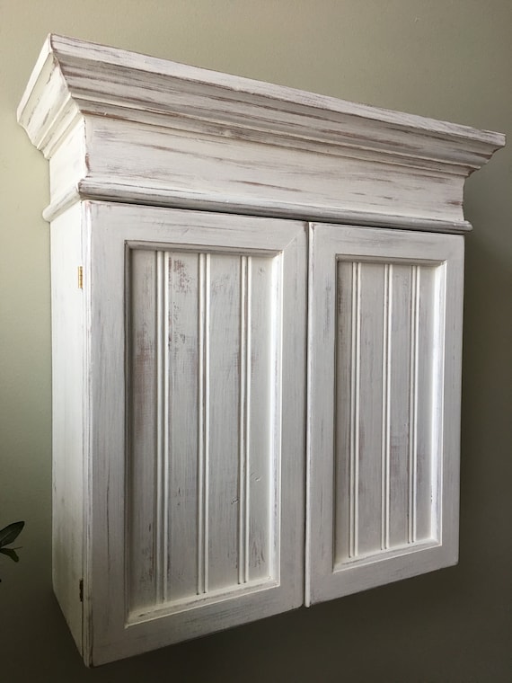 Shabby chic bathroom cabinet deals