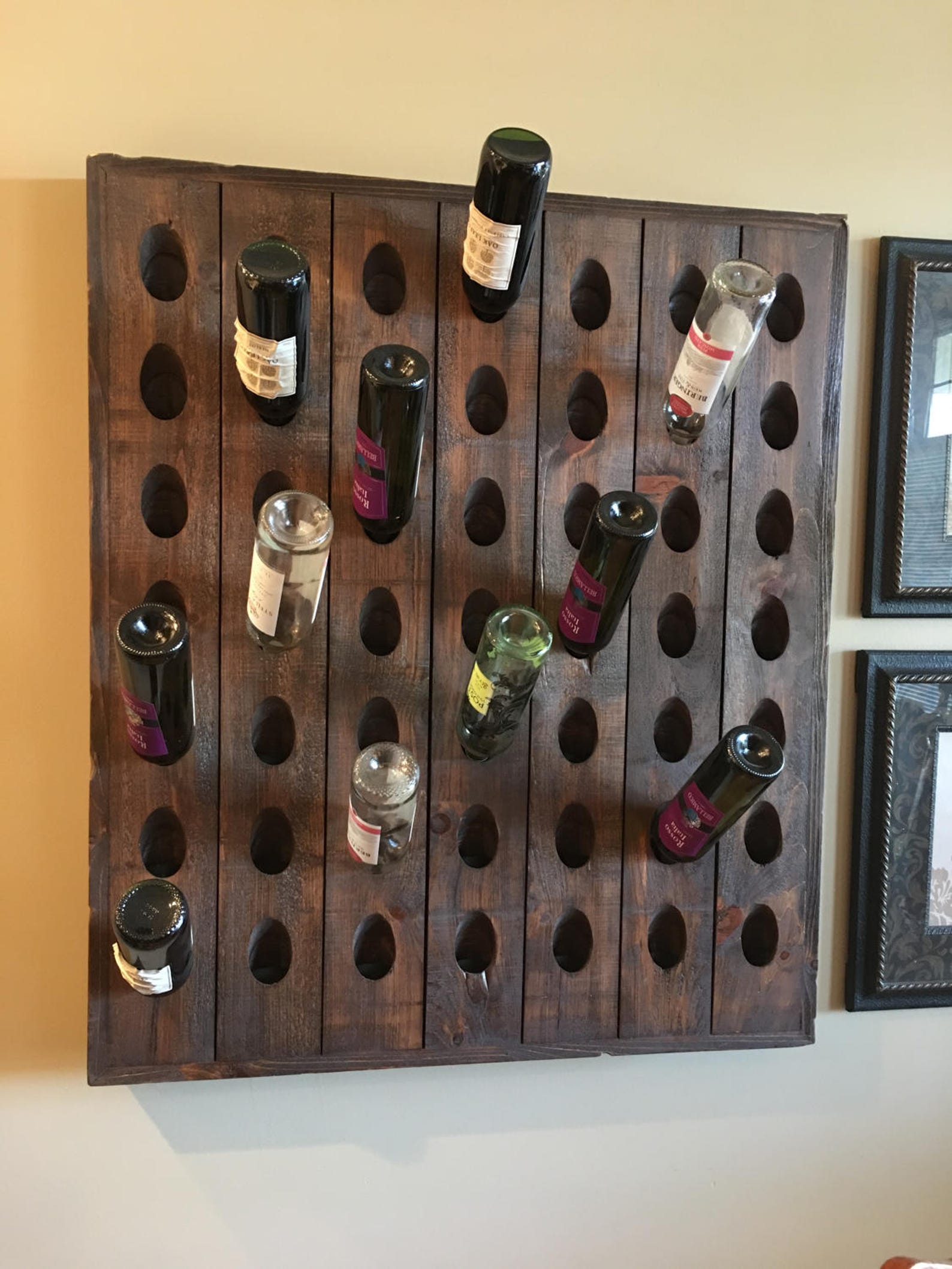 French Riddling Rack Wine Rack Riddling Rack 49 Bottle Etsy