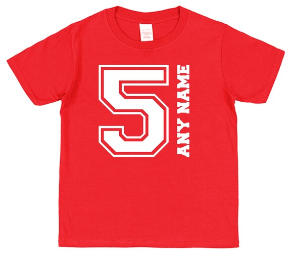 age 5 t shirt