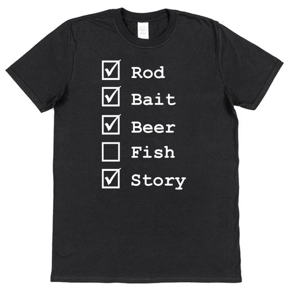 Fishing Checklist T-Shirt Fishing Checklist T-Shirt