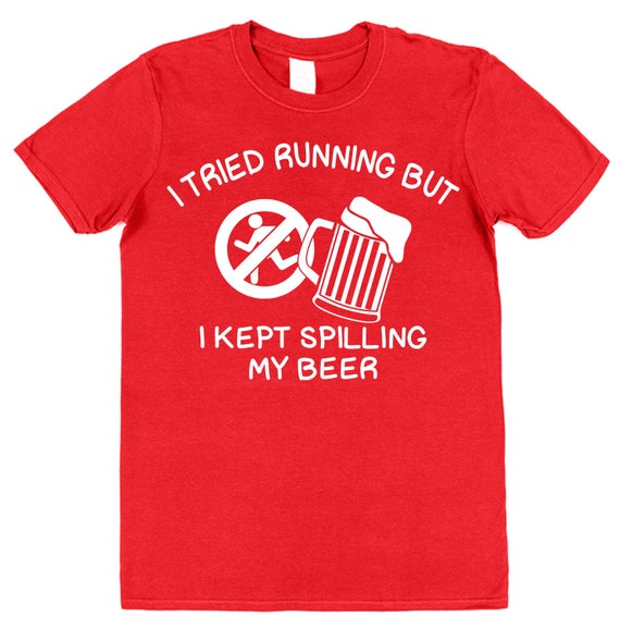 T shirt running humour cheap