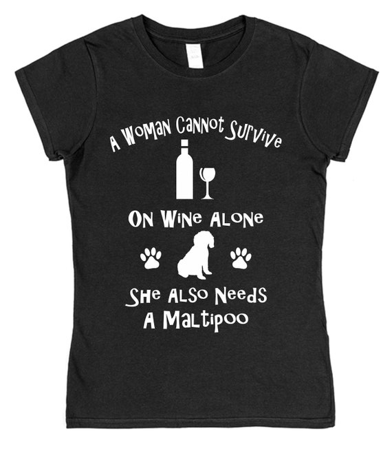 Funny Shirt A Woman Cannot Survive On Wine Alone She Also Needs A Cat Handmade Shirt