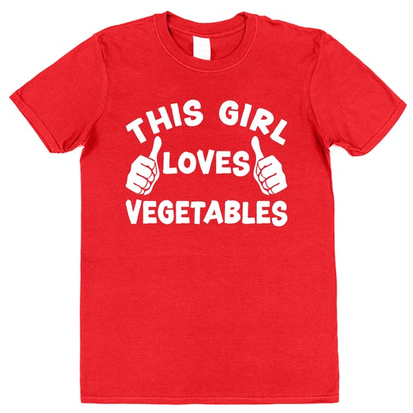 This Guy OR Girl Loves Vegetables T-Shirt For Vegan Vegetarian Plant Based Diet Eater Man or Woman Healthy Eating Fresh Food Gift Idea