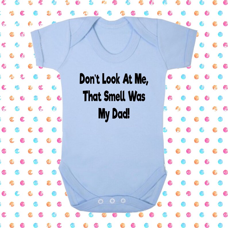 Smell is Dad Kids Toodler Funny Gift Boy Girl Shower Christening Baby Hoodie