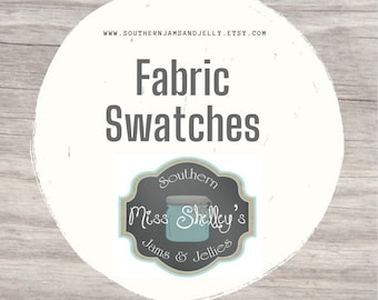 Wedding Favor Fabric Swatches – Informational ONLY - Do Not Purchase