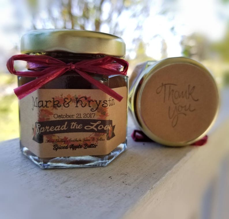Mini Jam Thank You Favors