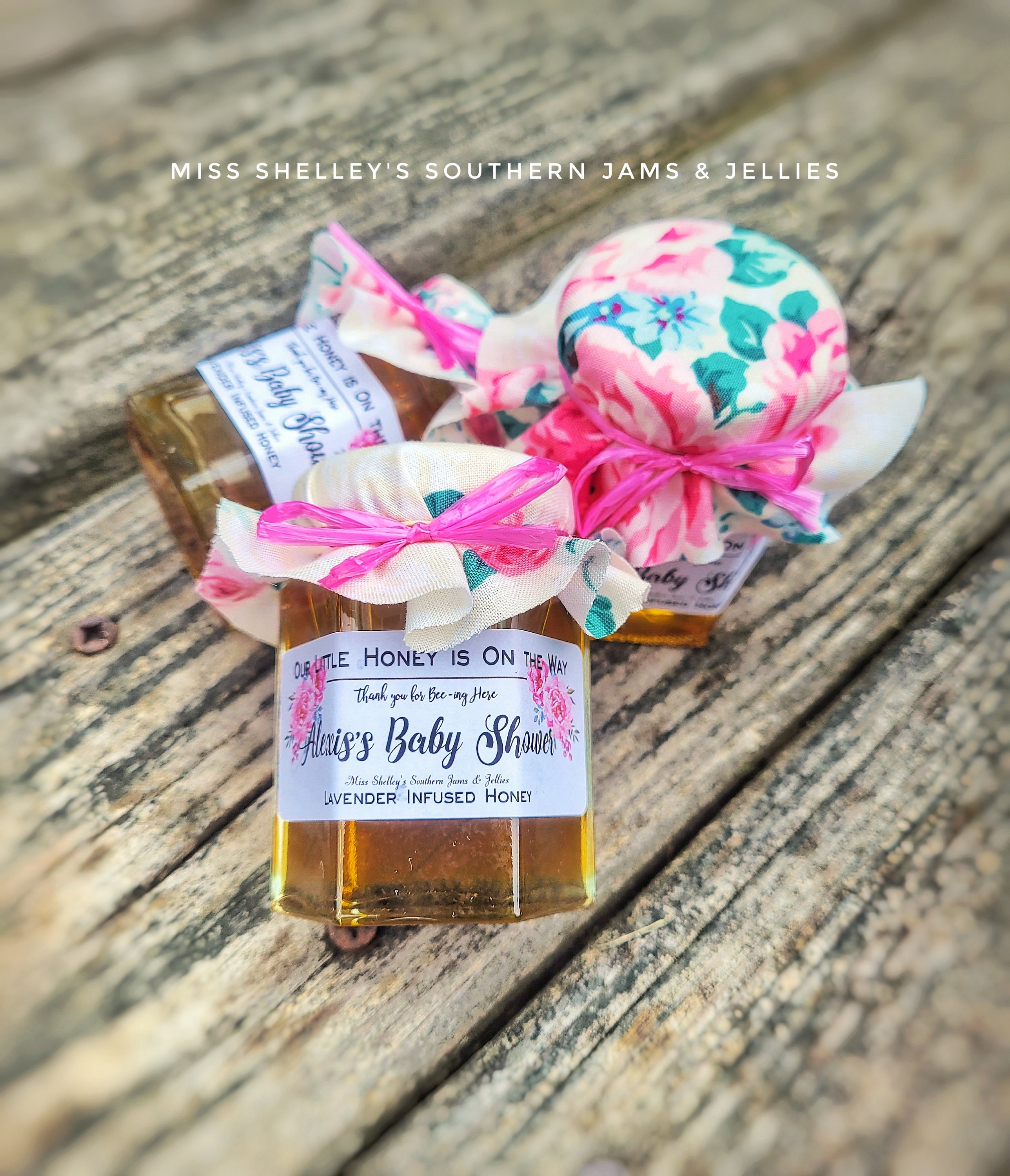 AuroTrends Paquete de 30 mini tarros de miel de 3 onzas con gotero, tarros  de vidrio vacíos para regalos de baby shower/recuerdos de boda para